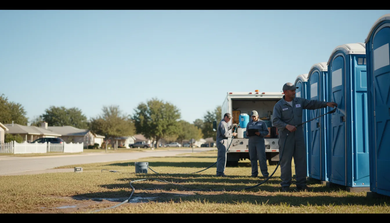 Long-Term Portable Toilet Rental in Vinson, OK near me